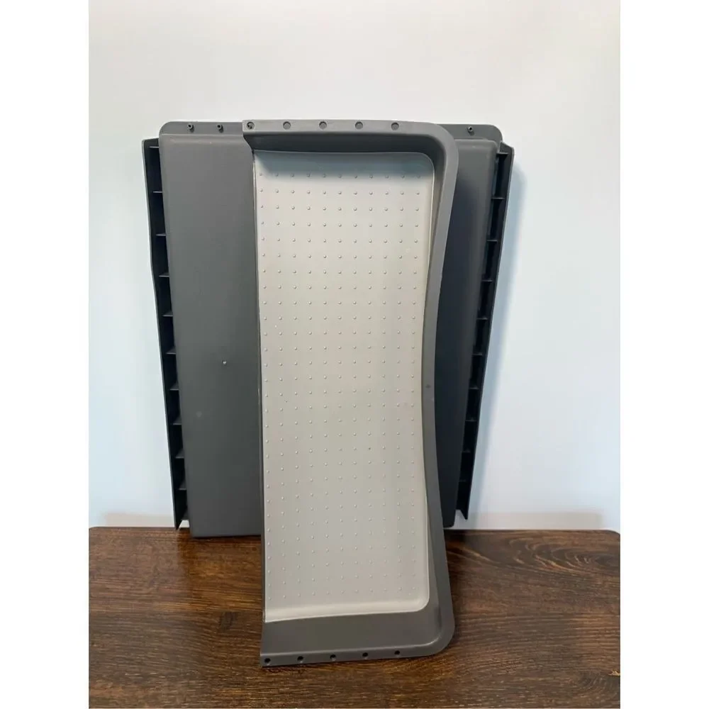 Madesmart Soft Grip Non-Slip Utensil Tray Kitchen Drawer Organizer Gray
